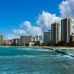 Waikiki, the home of many Hawaii resorts.