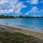 A secluded beach on the Windward side, one of the many great attractions on Oahu.